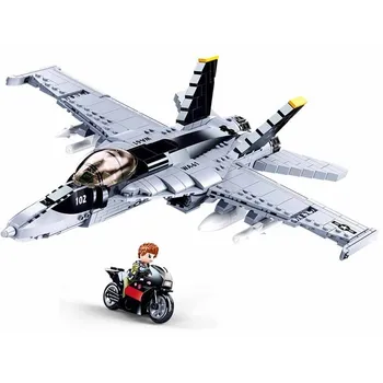 0928 Karinės F/A-18 Strike Fighter Blokuoti MUMS Hornet lėktuvo Modelis šiuolaikinis Karas Pastatas, Mūrinis Žaislai Vaikams berniukas dovanos