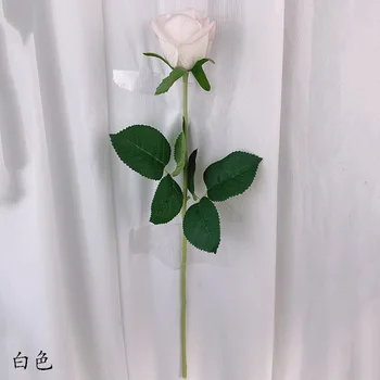 10vnt/daug Modeliavimo Jaustis Išaugo Nekilnojamojo Touch Dirbtinio Latekso Gėlių Sode Apdailos Vestuvių Puokštės Netikrą Rožės