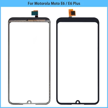 10vnt Nauja TouchScreen Už Motorola Moto E6 Plus Jutiklinis Ekranas skaitmeninis keitiklis Jutiklis Priekinis Stiklas Moto E6 Touch Panel Pakeitimo