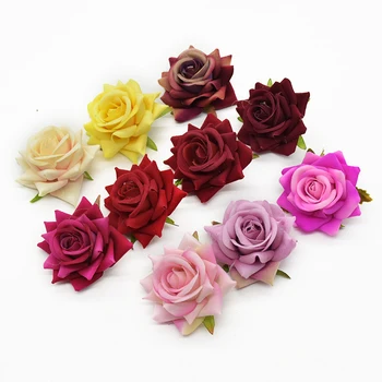 10vnt Šilko Rožės Vestuviniai Aksesuarai Patvirtinimo Dirbtinės Gėlės Namuose Vestuvių Dekoravimas 