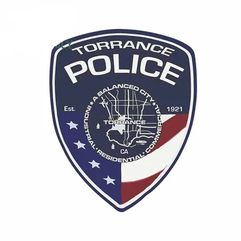 13*10.5 cm Pleistras Torrance Policijos Departamento Sąkandis Nulio 