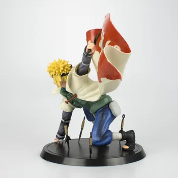 15 CM Naruto Shippuden Minato Namikaze PVC Standbeeld Veiksmų Skaičius, Kolekcines, Modelis Žaislas Gimtadienio dovana