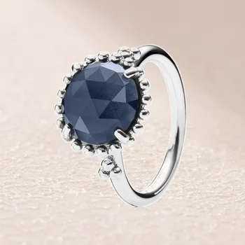 190910NBC Midnight Star Blue Crystal Žiedą