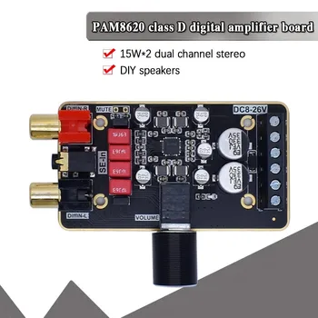 2.0 CH PAM8620 Skaitmeninis Garso Stiprintuvas Valdybos 2*15W Audio Stereo 