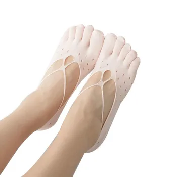 2021 Nauja Ortopedijos Suspaudimo Puskojinės Moterų Kojų Kojinės Ultra Low Cut Įdėklas Su Gelio Tab Kvėpuojantis Kojinės
