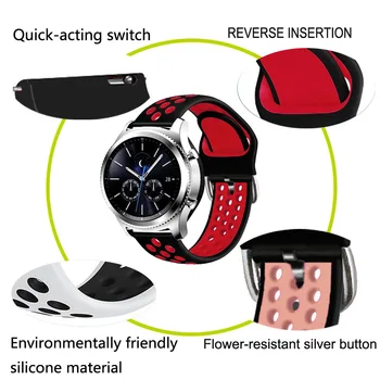 22mm Riešo Dirželiai Juostos Huawei Žiūrėti GT 42mm 2 46mm smartwatch Diržu, huawei žiūrėti GT 2 GT2 Pro Juostų Sporto diržo apyrankė