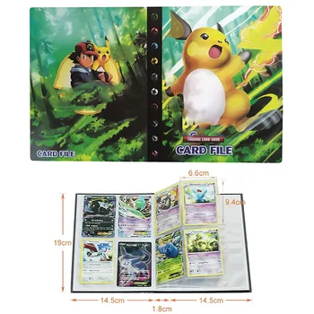 240PCS Pokemon Albumą Korteles Knygos Žemėlapis Didelis, Livre 