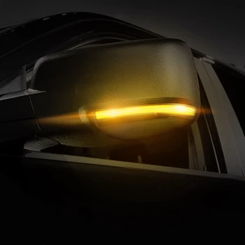 2vnt LED Šoninis galinio vaizdo Veidrodis Dinamiškas Indikatorius, Indikatorių Šviesos Galinio vaizdo Veidrodėlis Posūkio Signalo Lemputė Dodge Ram 1500 2500 3500