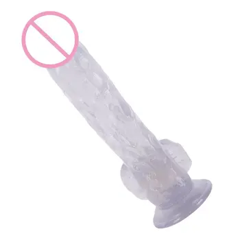 30X5.5cm Ilgio Dildosex Žaislų, Didelį Vibratorių Realistiškas Penis Dildofor Moterų G Spot Anul Skatinti 18, Sekso Žaislas siurbtuko