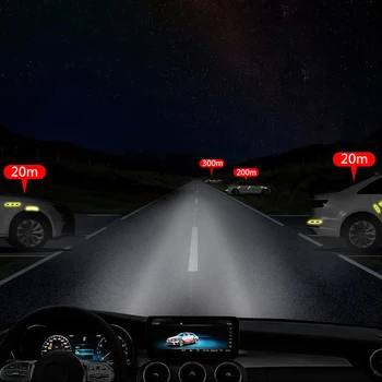 3D Automobilių 300M Atspindintis Lipdukas Juosta Atšvaitas Sparno ir Bamperio Juostos Įspėjimo