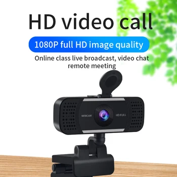 4K 1080P HD Kamera Mini Kompiuteris PC WebCamera Su Mikrofonu USB Kištukas Nemokamai Ratai Web Kamera 