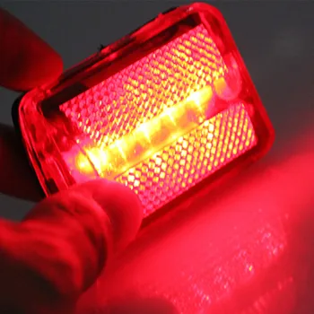 5 LED Galiniai Raudoną Dviratį Dviračiu Atgal Šviesos Dviračių Priedai FK88