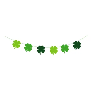 5M Saint Patrick ' s Day Reklama Dekoro Starta Vimpelas Keturių Lapų Dobilų Vėliavėlių Girlianda Airijos Dekoracijos Luckey Namų Dekoro