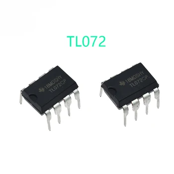 5vnt/daug integrinio grandyno TL072CP DIP-8 operational Amplifiers Chip TL072 DIP8 Op-Amps Dual 