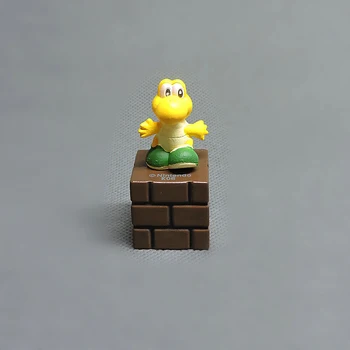 5vnt/daug Super Mario Kūrybos Apdailos mario Bros PVC Veiksmų Skaičiai Žaislai Pirštų lėlės Grybų Mini Duomenys Žaislai Vaikas Dovanos
