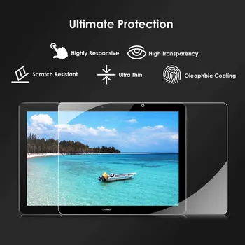 9H Grūdintas Stiklas Huawei Mediapad T3 10 Tabletė Apsauginės Plėvelės 9.6 Colių MAA-W09 MAA-L09 MAA-L03 Clear Screen Protector