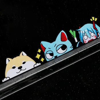Animacinių filmų Langų, Automobilių Lipdukai, Vinilo Peeping Decal Anime, Japonija Miyazaki Auto Tiuningas, Aksesuarai, Optikos 12cm