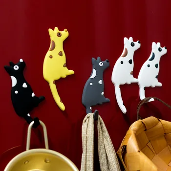 Animacinių Filmų Šaldytuvas Magnetas Kabliukai Japonų Kūrybos Spalvinga Šuo, Katė Uodegą Stiprus Magnetinis Kabliukai Namų Saugojimas Pakaba Priedai