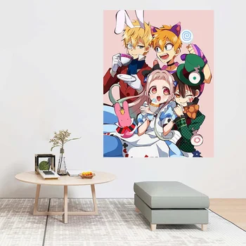 Anime Tualetas-Privalo Hanako-kun Jibaku Shounen Sienos Pažymėkite Freskos Plakatas Sienos Kabo Plakatas Otaku Namų Dekoro Kolekcija Art