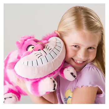 Autentiškas Disney Alice In Wonderland Cheshire Cat Pliušinis Žaislas Lėlės 35cm Kawaii Vaikas Dovana
