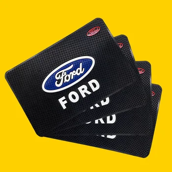 Automobilių aukštai temperatūrai atsparus silikoninis anti-slydimo padas Ford logotipas automobilių produkto prietaisų skydelio mygtukai mobilusis telefonas apdailos laikymo padėklas