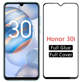 Byla Dėl Garbės 30i Padengti Screen Protector, Grūdintas Stiklas Huawei Honor30i 30 i I30 Apsaugos Telefonas Coque Stiklo Honor30i