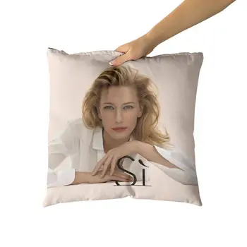 Cate Blanchett Medvilnės Drobės užsakymą pagalvę užsakymą apima Mesti Pagalvės, Pagalvių užvalkalus Sofos Pagalvę