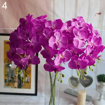 Dirbtinių Drugelių Orchidėja, Gėlių 1 Gabalas Vestuvių Namų Dekoro Netikrą Gėlių Gražus Šilko Gėlių Namų Kambarį Apdaila