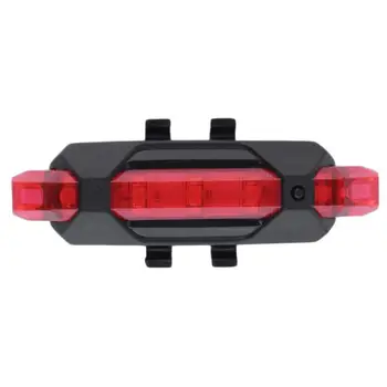 Dviračio Šviesos Vandeniui Galiniai Šviesos diodų (LED) USB Įkrovimo Kalnų Dviratį Dviračiu Šviesos Taillamp Saugos Įspėjamoji Lemputė