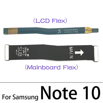 Dėl Samsung Note 10 Lite 20 Pastaba S10 Plius 5G S20 Fe Pagrindinis ir LCD Valdybos pagrindinės Plokštės Jungtis Valdybos Flex Kabelis