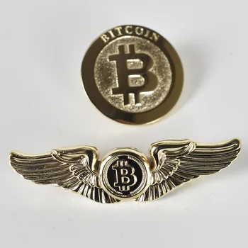 Elegantiškos Mados dizaino Bitcoin Monetos Metalo Ženklelis Medallion Rungtynės mados pagerinti mados elementai