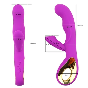 FBHSECL Vibratorių AV Vibratorius Magic Wand Moterų Klitorio Stimuliatorius USB Įkrovimo Massager Sekso žaisliukai Suaugusiems