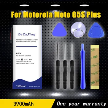 HG30 3900mAh Už Motorola Moto G5S Plius Baterija Dual XT1791 XT1792 XT1793 XT1794 XT1795 XT1805 HG30 Baterija