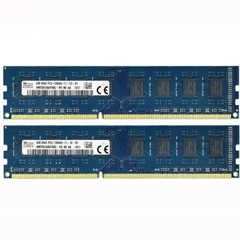 Hynix 4GB 8GB DDR3 1066MHz 1333MHz 1 600MHZ PC3-8500U PC3-10600U PC3-12800U DIMM 240PIN Darbalaukio Atminties RAM Intel AMD suderinama