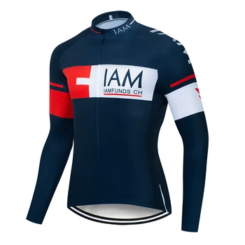 IAM 2020 naują pavasario ir rudens kalnų dviračių orui ir greitai džiūstantys lauko ilgomis rankovėmis dviračiu dėvėti vyriški sportiniai