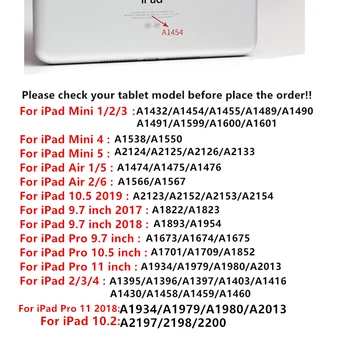 IPad 10.2 Atveju 2019 su Pieštuku Lizdas Silikono TPU Galinį Dangtelį iPad 9.7 Oro 3/2/1 Pro 10.5 Suderinama su Smart Keyboard