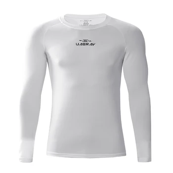 J2420-fitneso Treniruotės vyrams trumpomis rankovėmis marškinėliai vyrams šilumos raumenų kultūrizmo dėvėti suspaudimo Elastinga Slim naudotis drabužiai