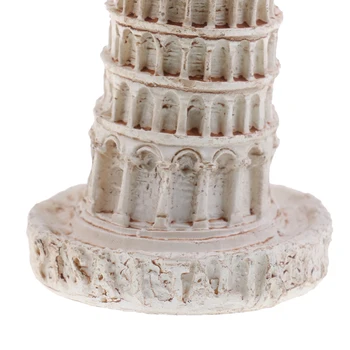 Kolekcines Namų Stalo Apdailos Dervos Tower of Piza, Italija Modelis Skulptūra