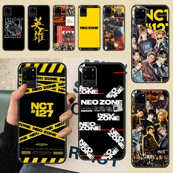 Kpop NCT 127 Neo Zona, Telefono dėklas, Skirtas Samsung Galaxy Note 4 8 9 10 20 S8 S9 S10 S10E S20 Plius UITRA Ultra black tpu coque prabanga