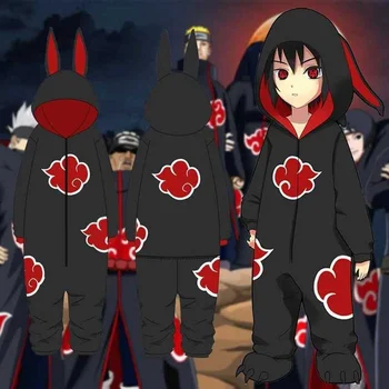 Kūrybos ir paprastas stilius Naruto Akatsuki tai pižama, apsiaustas, raudonas debesis apsiaustą, striukę, vyrams, džemperis, Uchiha Itachi drabužiai
