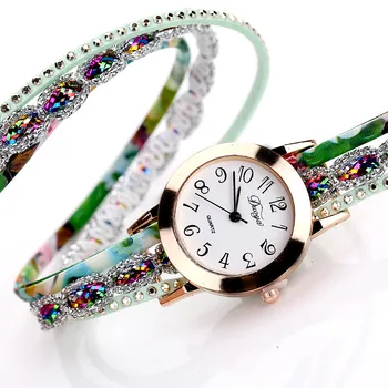Laikrodžiai Moterims Populiarus Kvarco Žiūrėti Prabanga Apyrankė Gėlė, Akmuo Laikrodis Atsitiktinis Apyrankę moterų Brangakmenio Laikrodis 2021