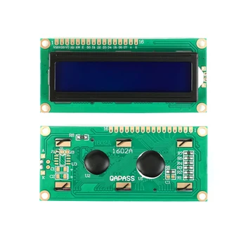 LCD Modulis 1602 Mėlyna Geltona-Žalia Ekrano IIC/I2C LCD1602 5V Adapterio Plokštė 1602A Ekrano Modulis Arduino
