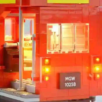 LED Šviesos Rinkinys Lego 10258 Londono Autobusų Statybinės Plytos 