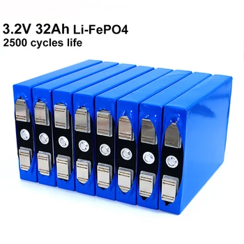 Liitokala 3.2 V 32Ah baterija fosfato (LiFePO4 32000mAh už 4S 12V 24V 3C Motociklo, Automobilio variklio baterijų keitimo Nikelio
