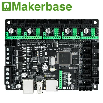 Makerbase MKS Robin Nano V3 32Bit 168Mhz F407 Kontrolės Valdyba Su TMC2209 V2.0 3D Spausdintuvo Dalys, TFT Ekranas, USB Print VS Nano V2