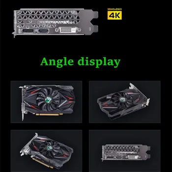Maxsun Visiškai Naujas GeForce GTX1650 1050Ti 4G 128bit vaizdo Korta Nvidia GDDR5 GPU Vaizdo Žaidimų Vaizdo plokštės PC Kompiuteris, DP, DVI