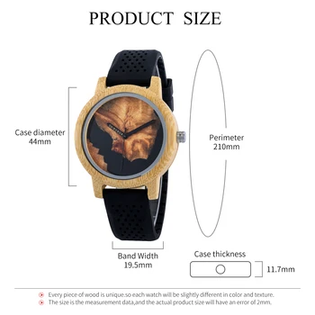 Mediniai Žiūrėti, Nauji Dizaino vyriški Laikrodis BOBO PAUKŠČIŲ Mados Top Brand Silikagelio Juosta Japonija Judėjimo Didelį Dovanų Dėžutėje reloj hombre
