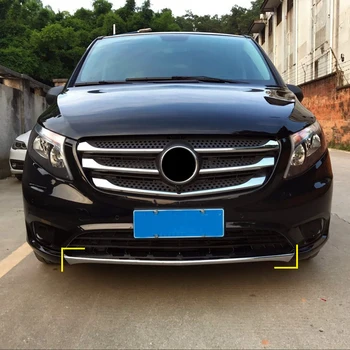 Mercedes-Benz Vito W447-2019 Priedai ABS Chromas Bamperio Slysti Guard Plokštės Apdaila
