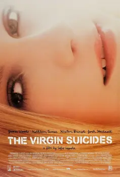 Mergelės Savižudybių Kino Meno Šilko Plakato spauda 24x36inch