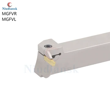 MGFV320L15 MGFV325R15-50/80 Griovelį Įrankių Laikiklis MGFV220R10 MGFV225R10-30/50 Išorės Drožimo Tekinimo Įrankis MGFVL CNC Tekinimo Įrankis
